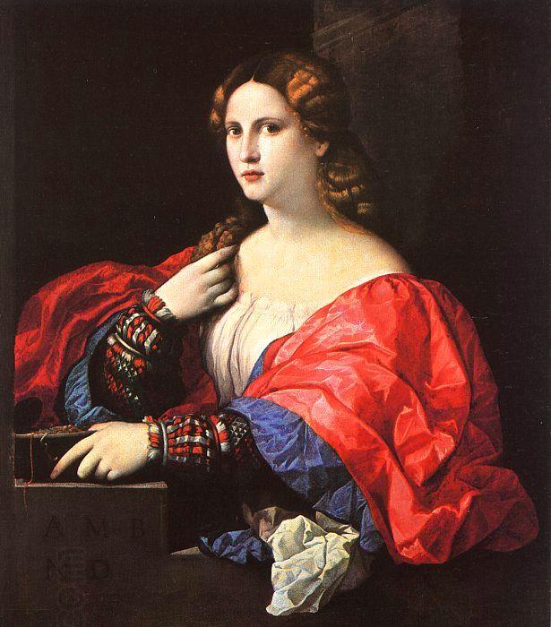 Palma Vecchio Portrait of a Woman China oil painting art